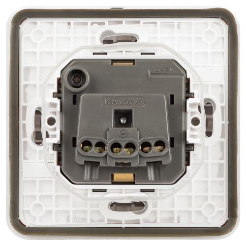 Розетка Эксперт 11-2521-01 2P+E IP55 16А-250В СУ бел. Эра Б0063259