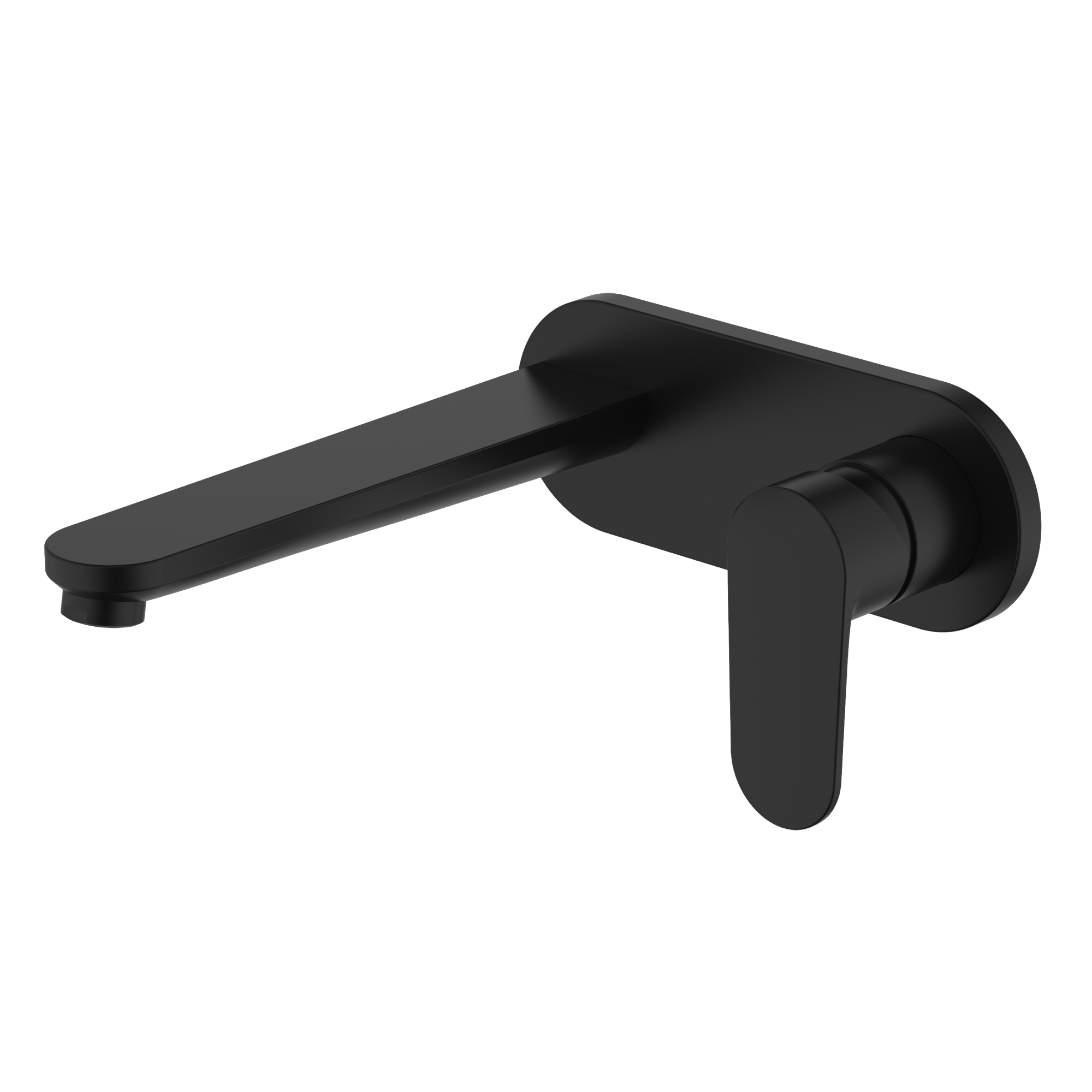 Смеситель Aquatek НИКА для раковины настенный (внешняя и скрытая часть) AQ1813MB         черный матовый