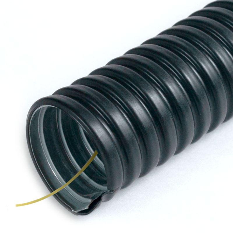 Металлорукав в ПВХ изоляции Р3-ЦП-НГ-LS-25 с/з (уп.50м) Промрукав PR04.01102