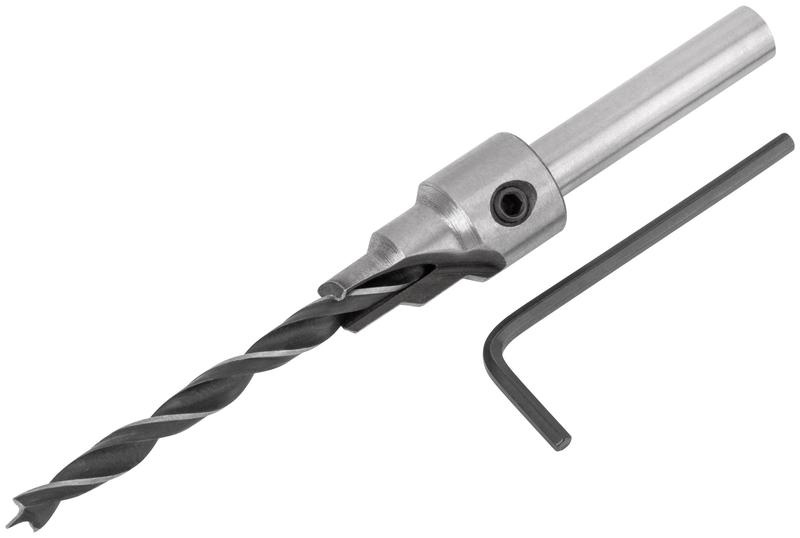 Сверло с зенкером для мебельных стяжек 5мм/зенкер 9.5мм (для стяжки 7х70) FIT 36432