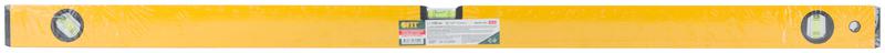 Уровень "Старт" 3 глазка фрезер. рабочая грань магниты шкала 1000мм корпус желт. FIT 18134