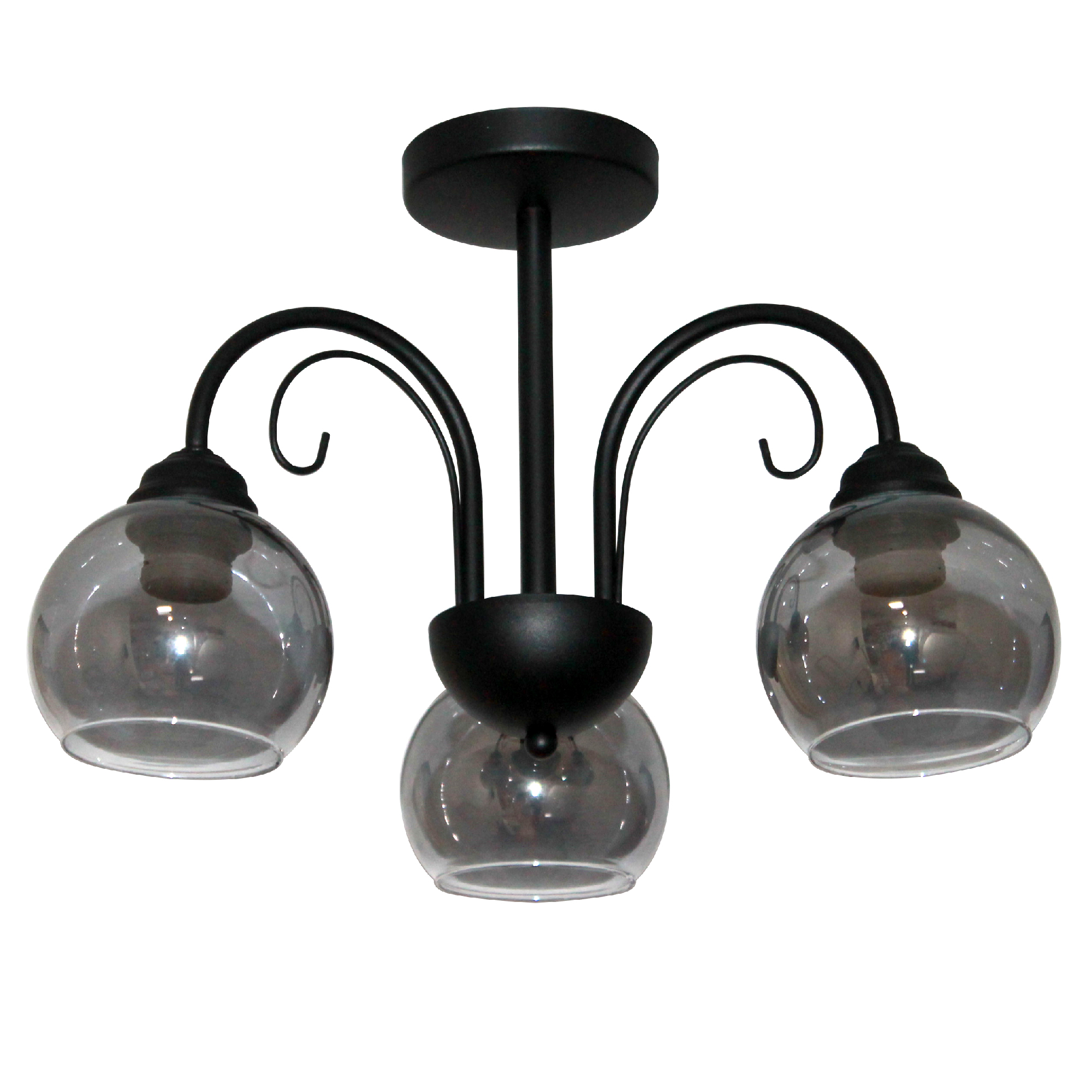 Светильник Берта 131 черн.муар (Плафон 06333) НСБ 01-3х60-158 Е27 ИУ