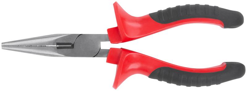 Тонконосы "Оптима" 165мм двухцветные обрезиненные ручки полированная сталь КУРС 47557