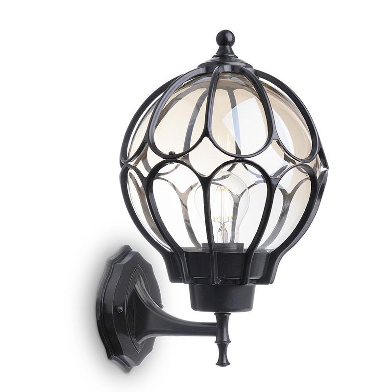 Светильник садово-парковый 60Вт 230В E27 IP44 черн. PL3801 FERON 06344