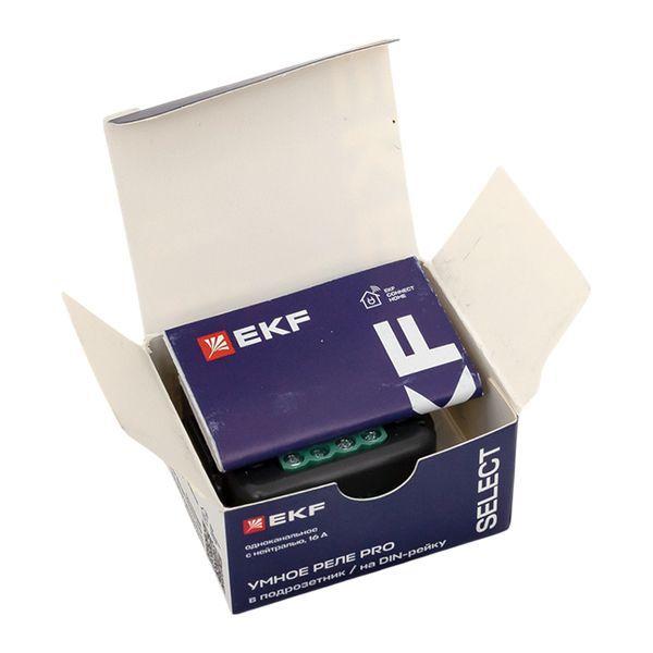 Реле умное в подрозетник 1-канальное Zigbee Connect Select 16А с нейтралью EKF PRO ssh-1g-zb-pro