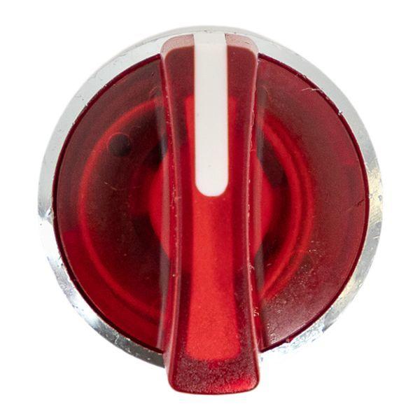 Механизм переключателя исполнительный XB4 IP65 на 2 положения возвратный без фиксации с подсветкой с короткой ручкой красн. EKF XB4BD2L-R-65