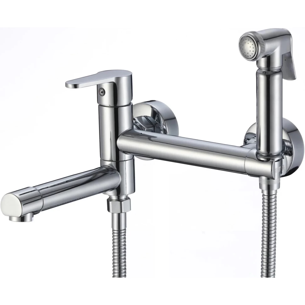 Гигиенический душ со смесителем и изливом Savol S-FXQ010, хром