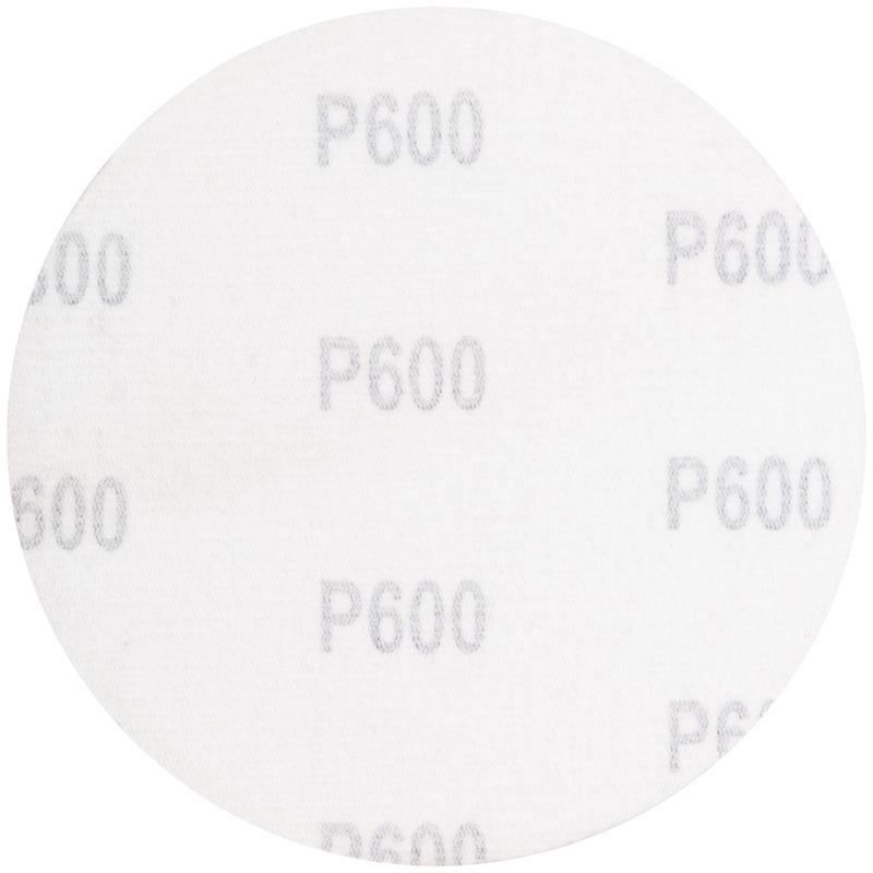 Круг шлифовальные сплошные (липучка) алюминий-оксидные 125мм Р 600 (уп.5шт) MOS 39818М