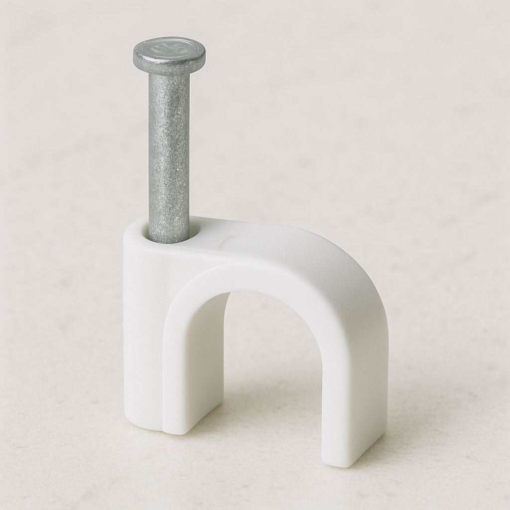 Скоба с гвоздем