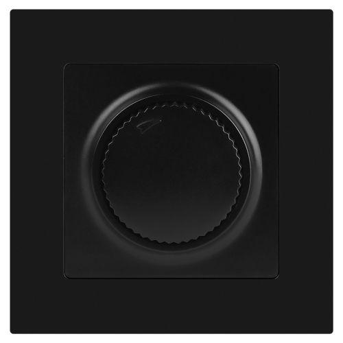 Светорегулятор поворотный СП Accent 6-401-05 600Вт 230В IP20 антрацит Intro Б0063679