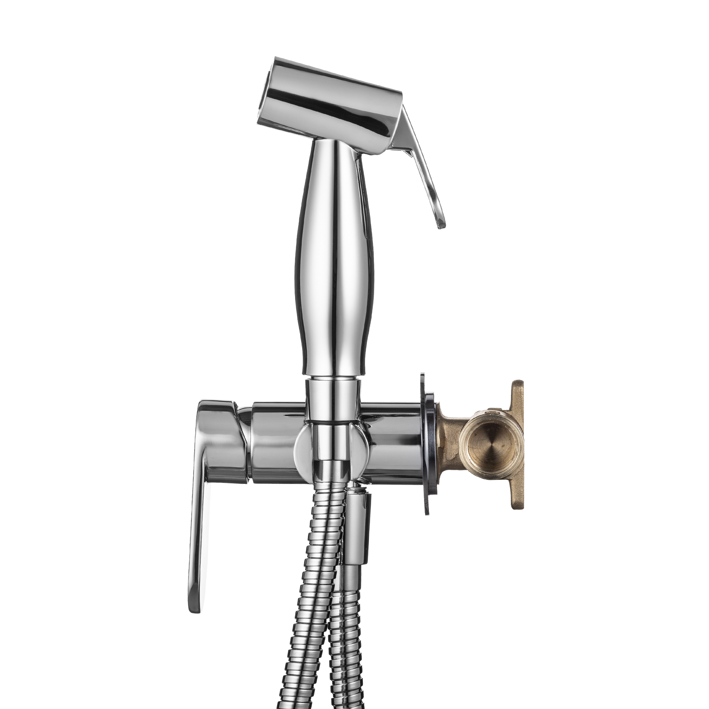 Встраиваемый смеситель с гигиеническим душем Swedbe Platta 5567