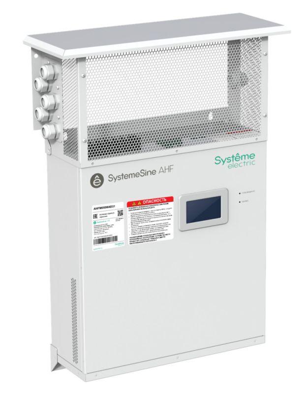 Фильтр активный гармоник 50А 400В IP31 навесн. модуль ЖК SE AHFM050W4D31