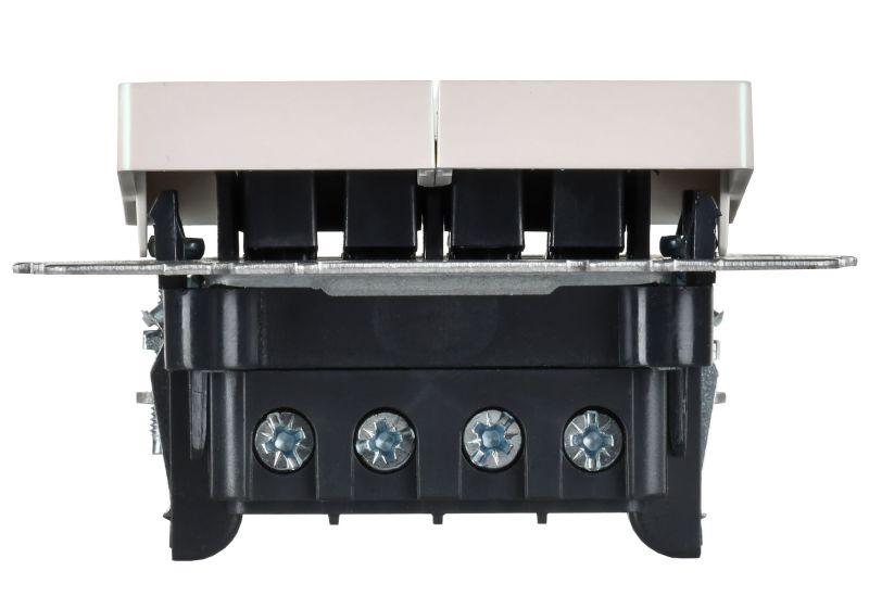 Выключатель перекрестный 2-кл. СП BRITE ВС10-2-3-БрЖ 10А механизм жемчуж. IEK BR-V23-0-10-K36