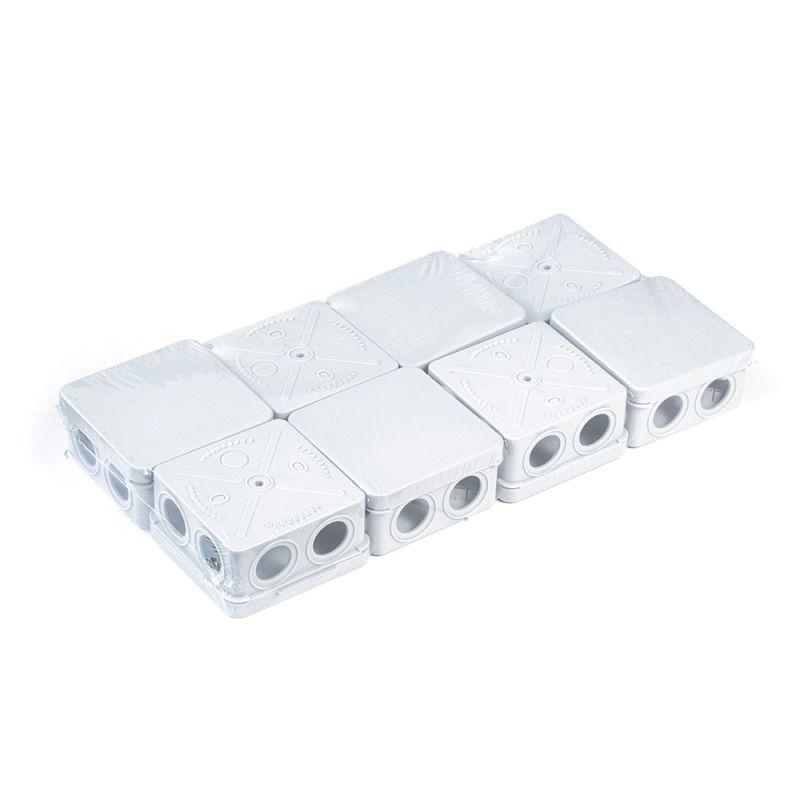 Коробка распределительная ОП 80х80х40 безгалоген. (HF) черн. (уп.8шт) Промрукав 40-0210М