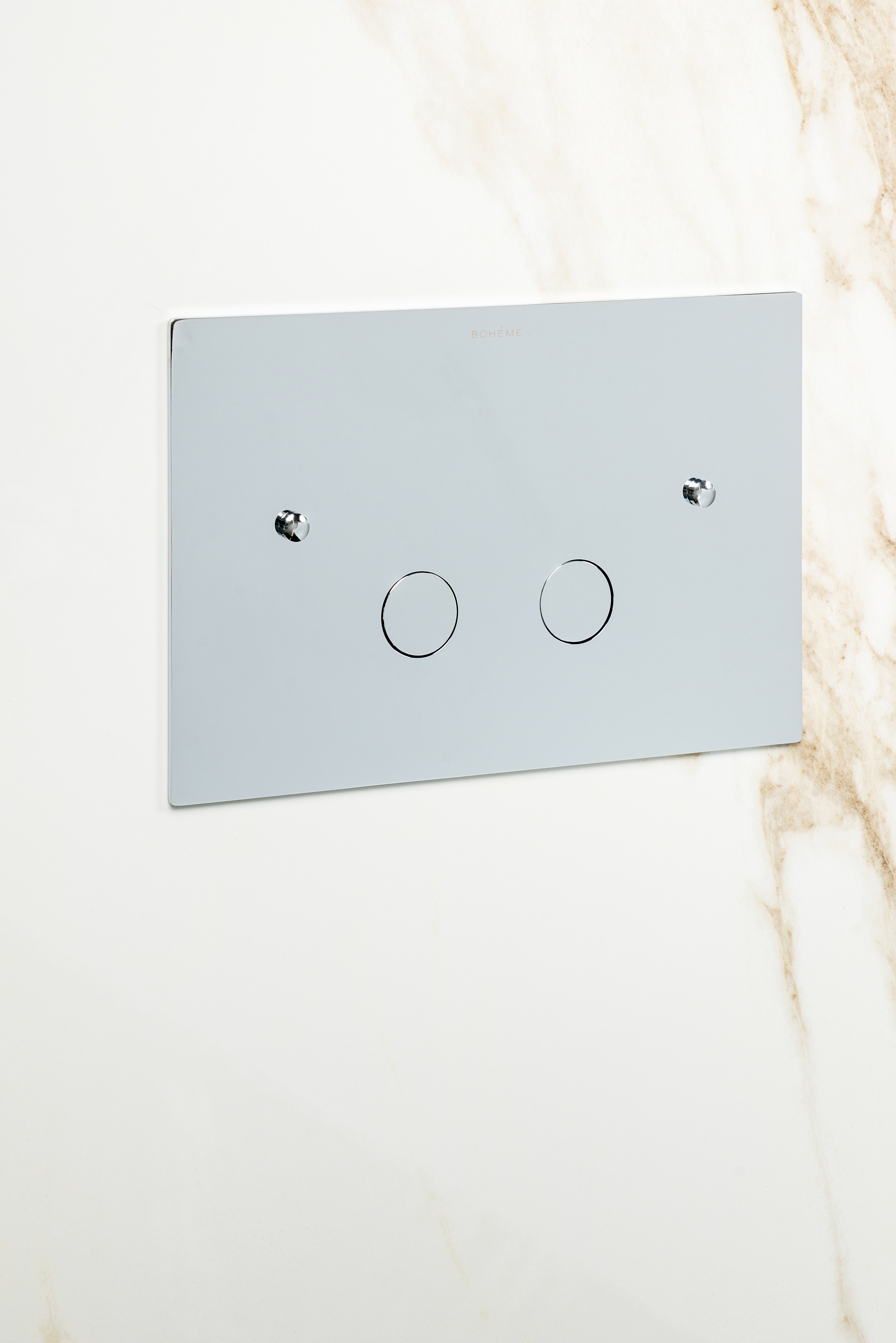 Кнопка для инсталляции латунь SHINE GUN METAL ультраплоская