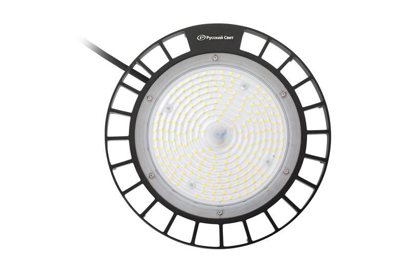 Светильник светодиодный ДСП IB 10 S 100W VW 850 BK D257xH111мм 100Вт 5000К IP65 High Bay подвес черн. Русский Свет 16091023044