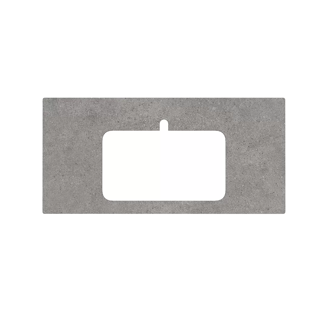 Спец. изделие декоративное из керамогранита Фондамента 100, серое