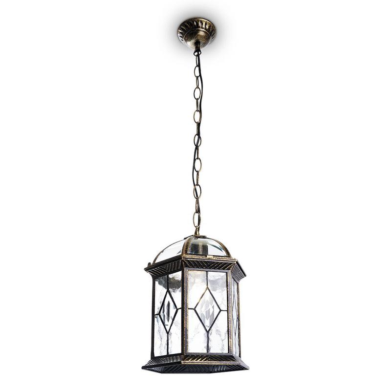 Светильник садово-парковый 60Вт 230В E27 черн. зол. PL134 FERON 11337