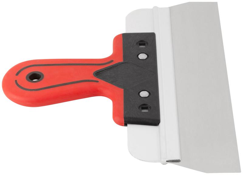 Шпатель фасадный Профи 250мм прорезиненная ручка нерж. сталь КУРС 06423