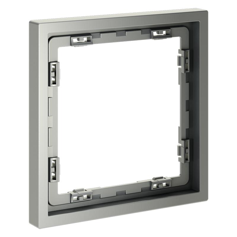 Рамка 1-м S70 пластик. сталь Voltum VLS100105