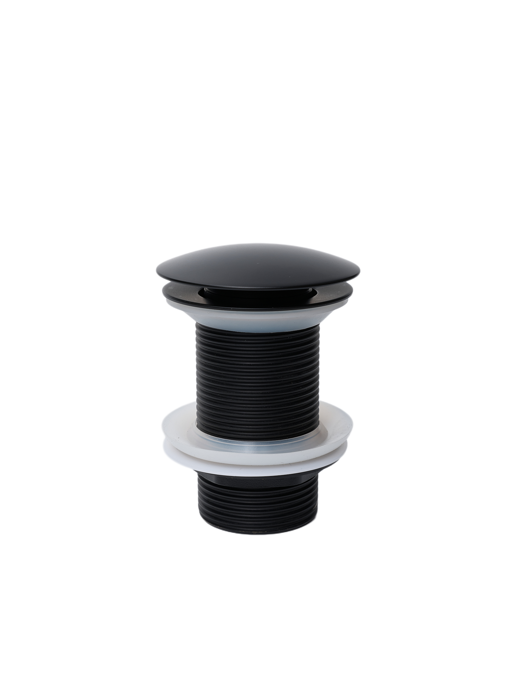 Донный клапан Gid без перелива G-55BM 76602K черный матовый 7x7x10