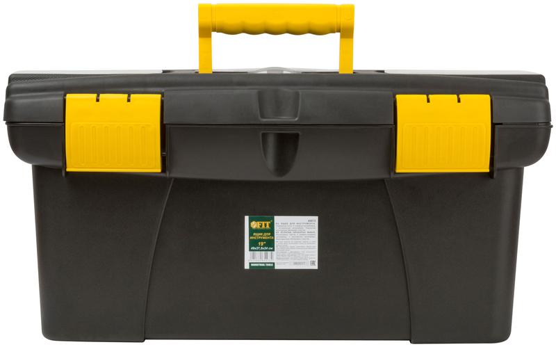 Ящик для инструмента пластик. 19дюйм ( 490х275х240мм ) FIT 65573