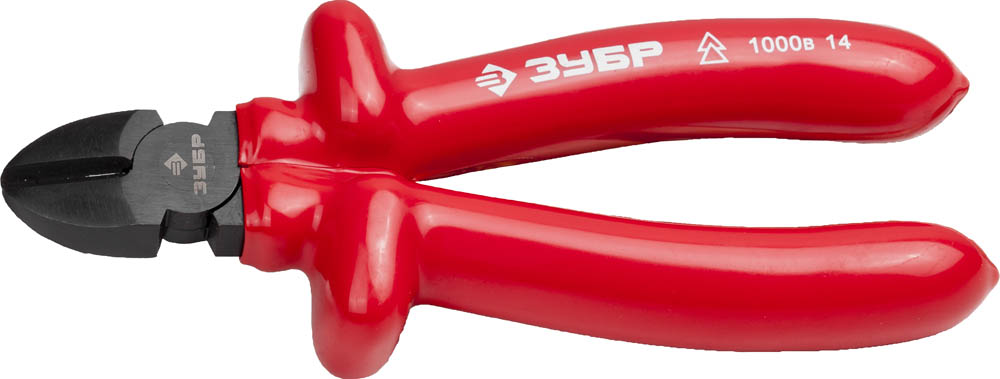 Бокорезы ''ЭЛЕКТРИК'' диэлектрические, высоковольтные до ~1000В, маслобензостойкая рукоятка, 160мм, Мастер 2214-5-16