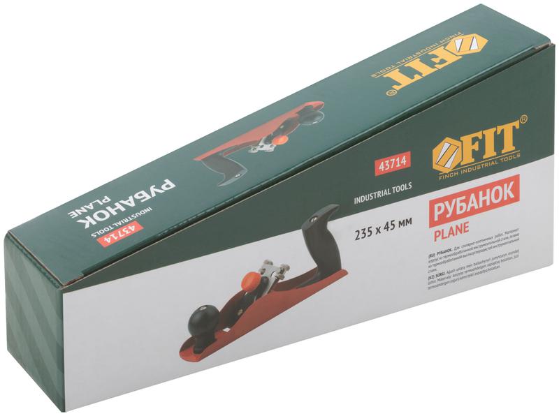 Рубанок "Стандарт" 235х45мм FIT 43714