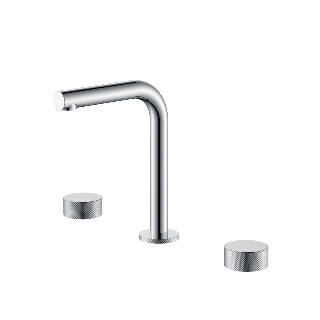 Смеситель на столешницу STICK SPIRALE на 3 отв. CHROME