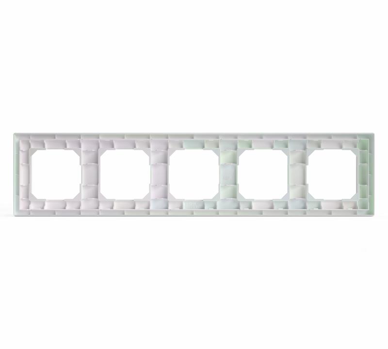 Рамка 5-м Pixel перламутр. TOKOV ELECTRIC TKE-PX-RM5-C04