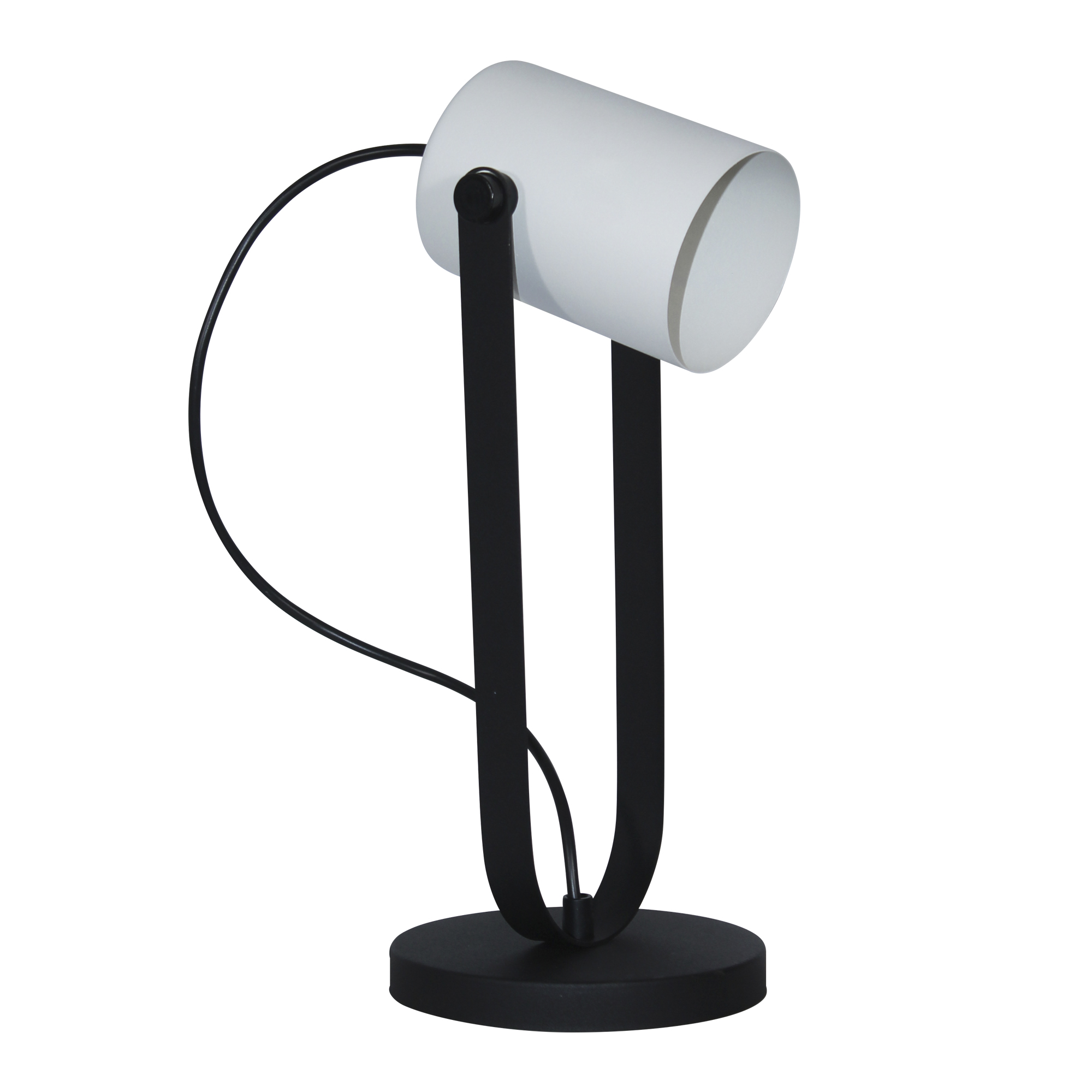 Светильник настольный Гамма ННБ 63-60-019 черн.бел.муар /шнур черн.