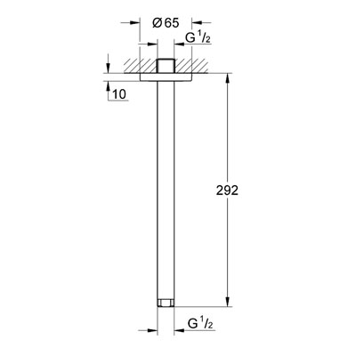 Душевой кронштейн Grohe Rainshower 28497000