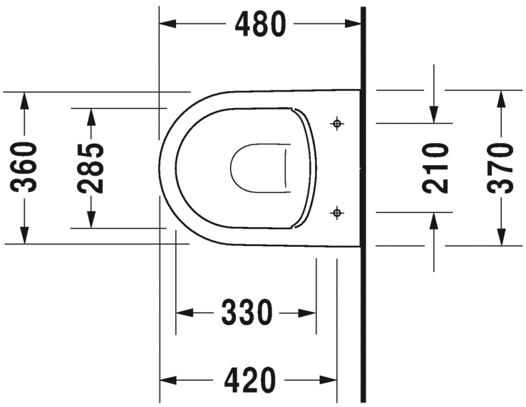 Унитаз Duravit ME by Starck 45300900A1 подвесной Compact Rimless сиденьем с микролифт