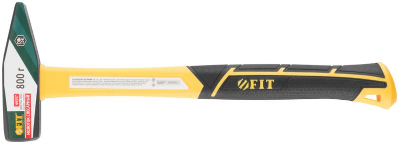 Молоток кованый Профи 800г фибергласовая усилен. ручка FIT 44337