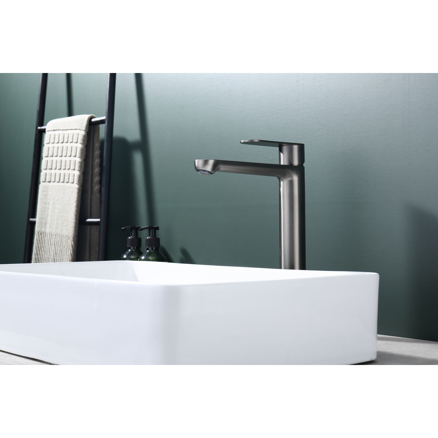 Смеситель для раковины Splenka S222.15.09, графит