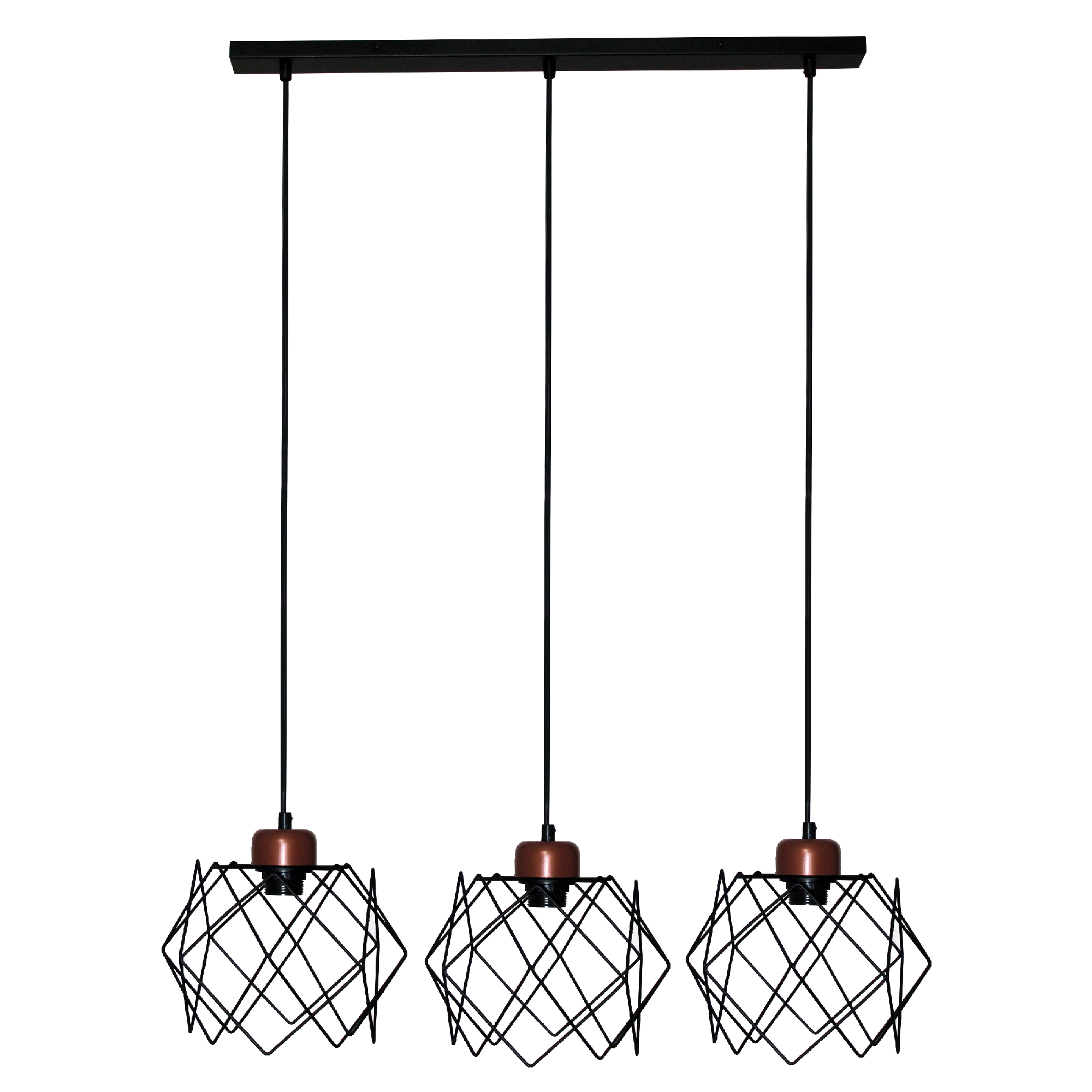 Светильник Сигма 231 черн.муар медь НСБ 01-3х60-161 Е27 ИУ