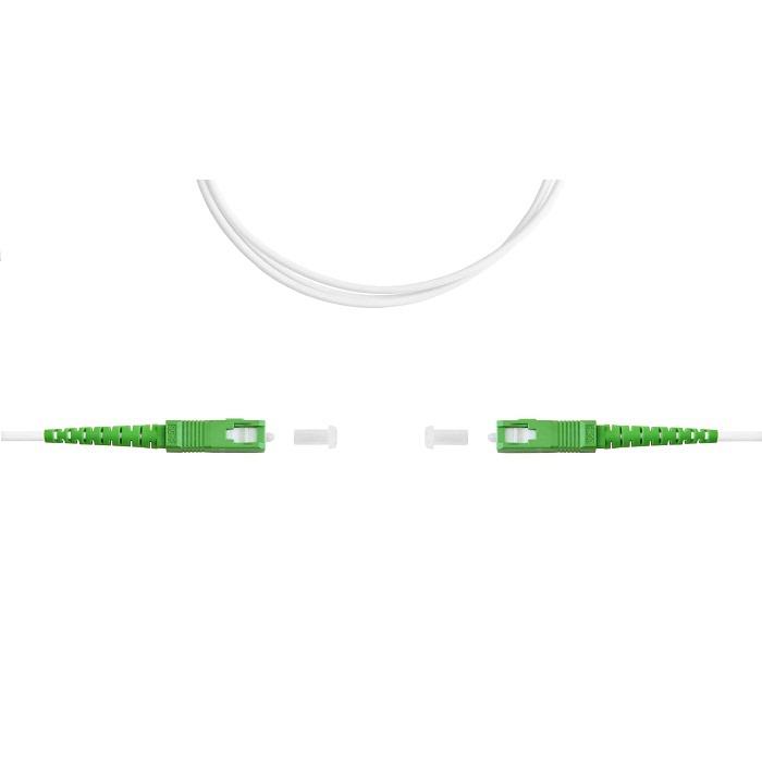 Патч-корд SC/APC-SC/APC simplex 10м 3мм LSZH G.657.A1 SUPRLAN 09-05076