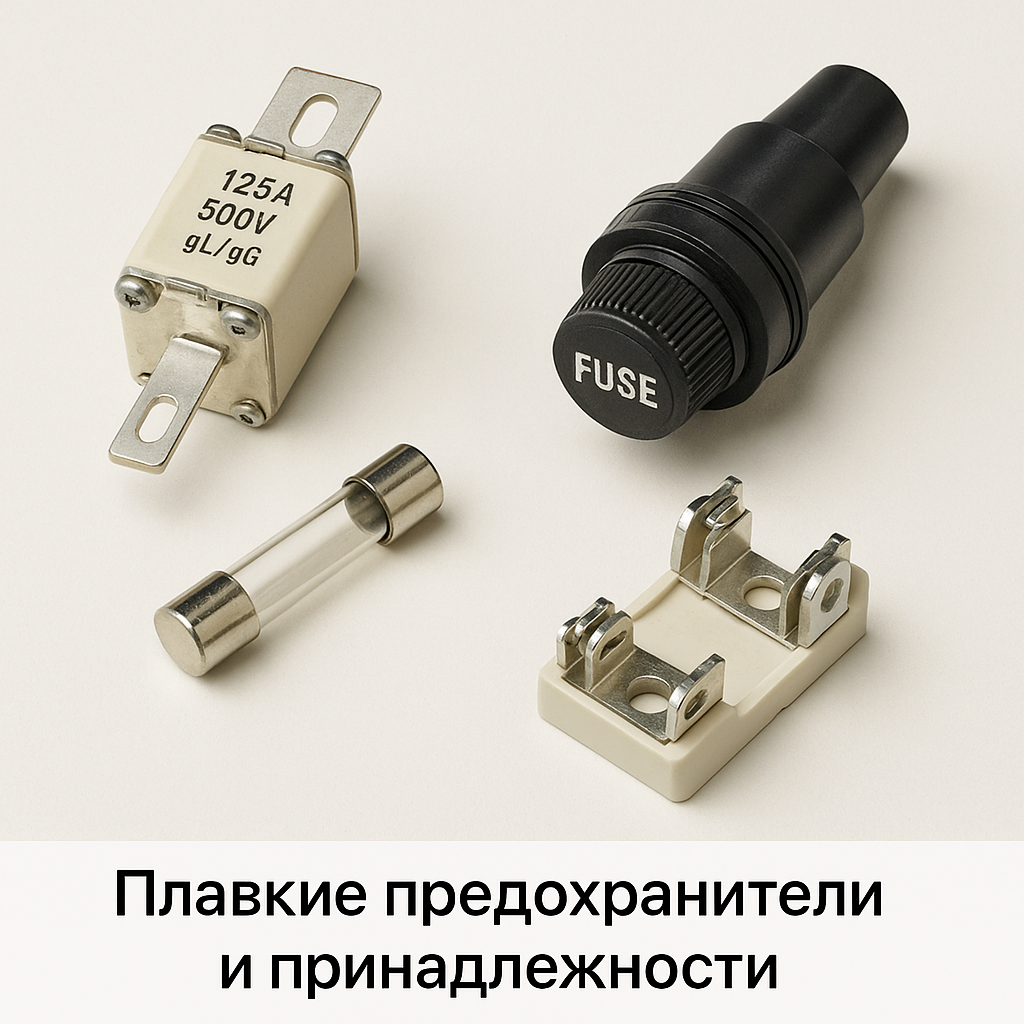 Плавкие предохранители и принадлежности