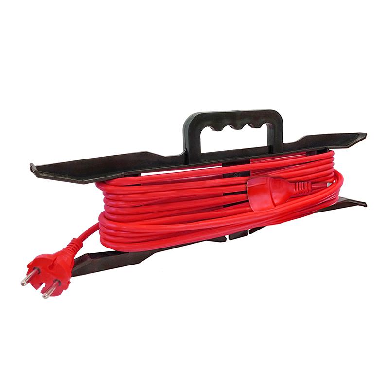 Удлинитель-шнур на рамке 1х10м без заземл. 10А IP44 2.2кВт КГ 2х1 АРКТИК морозостойкий DOMTOK 2607