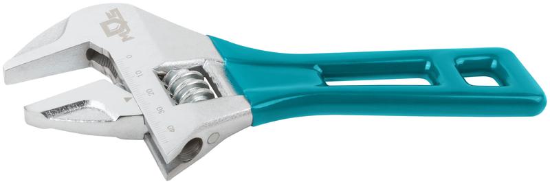 Ключ разводной с тонкими губками пластиковая накладка на ручку 200мм (45мм) MOS 70263М