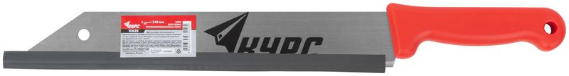 Нож для резки теплоизоляционных плит лезвие 340х50мм высокоуглеродистая сталь пластик. ручка КУРС 10639