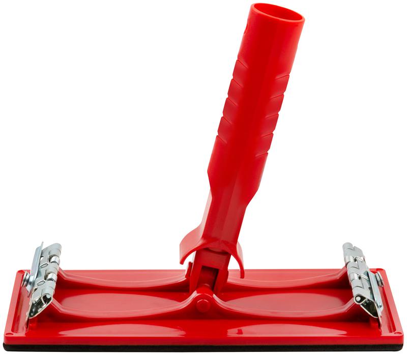 Держатель для наждач. бумаги под телескоп.стержень пластиковый с мет. прижимом 210х105мм FIT 39765