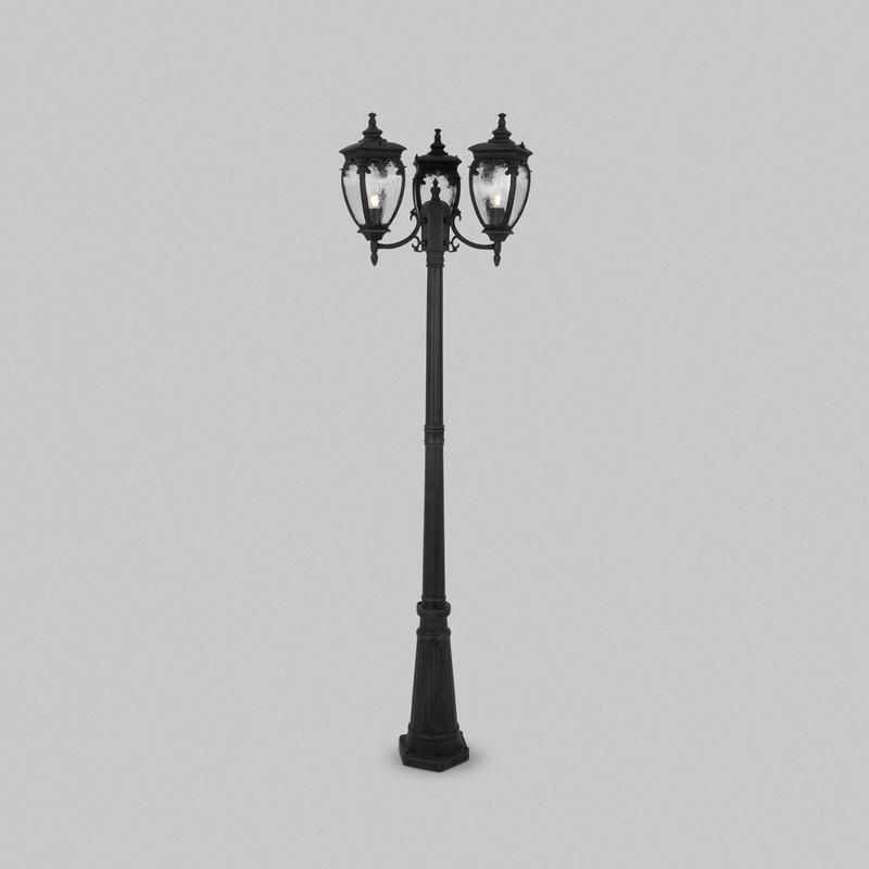 Светильник Fleur 3х60Вт E27 IP44 садово-парковый Maytoni O414FL-03BZ