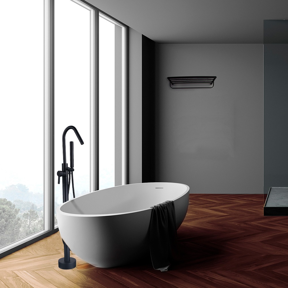 Смеситель SELLA B для отдельностоящей ванны, цвет черный, латунь BOCH MANN BM9635