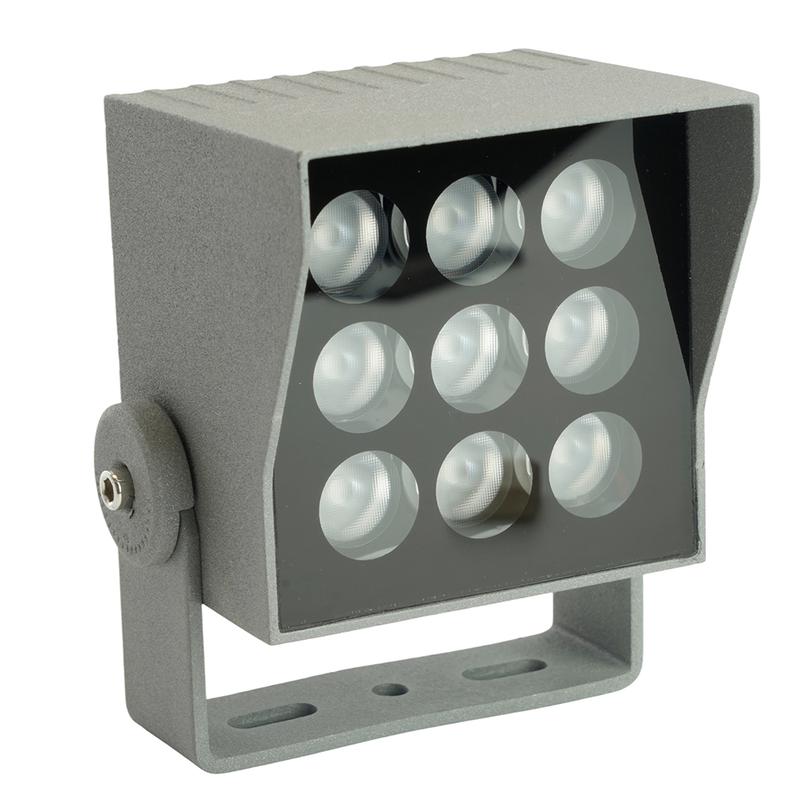 Прожектор светодиодный 90х90х150мм IP66 9Вт AC220-240В 2700К LL-896 квадрат FERON 51697