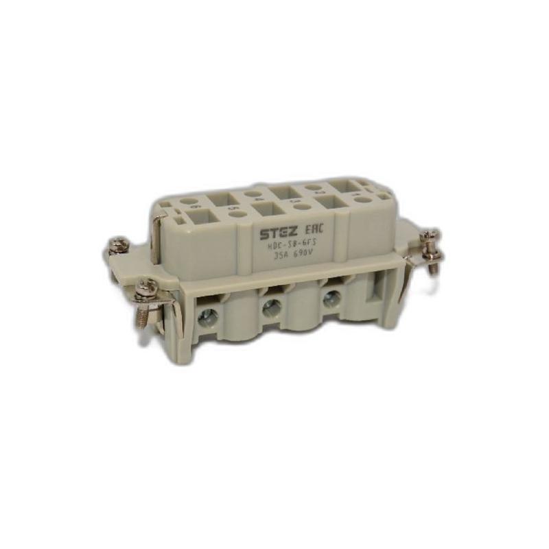 Вставка контактная постоянное число полюсов HDC-SB-6FS СТЭЗ 187150231