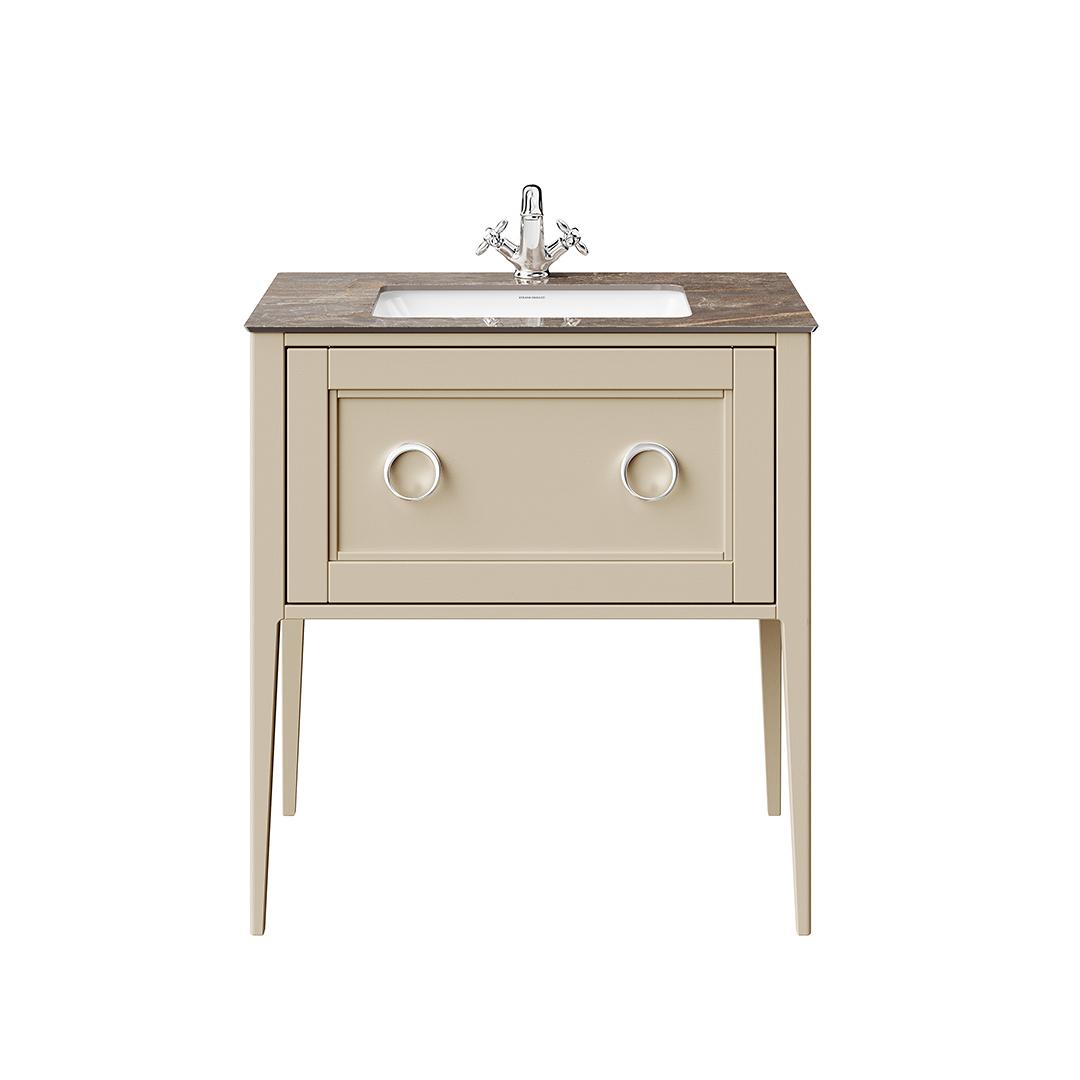 Тумба PLAZA Classic NEO напольная с ящиком 80, капучино матовый