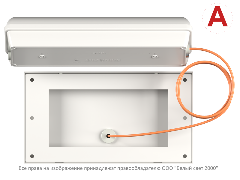 Светильник аварийный BS-CUSTOS-51-L2-STABILAR2-SELFTEST V01 4000К White Белый свет a32356