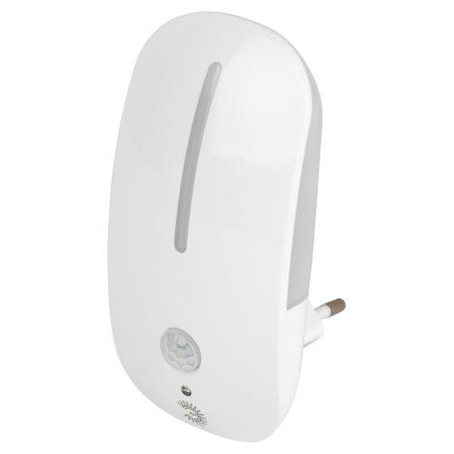 Светильник светодиодный NN-621-LS-MS-W ночник в розетку с датчиком освещенности и датчиком движения бел. ЭРА Б0057212