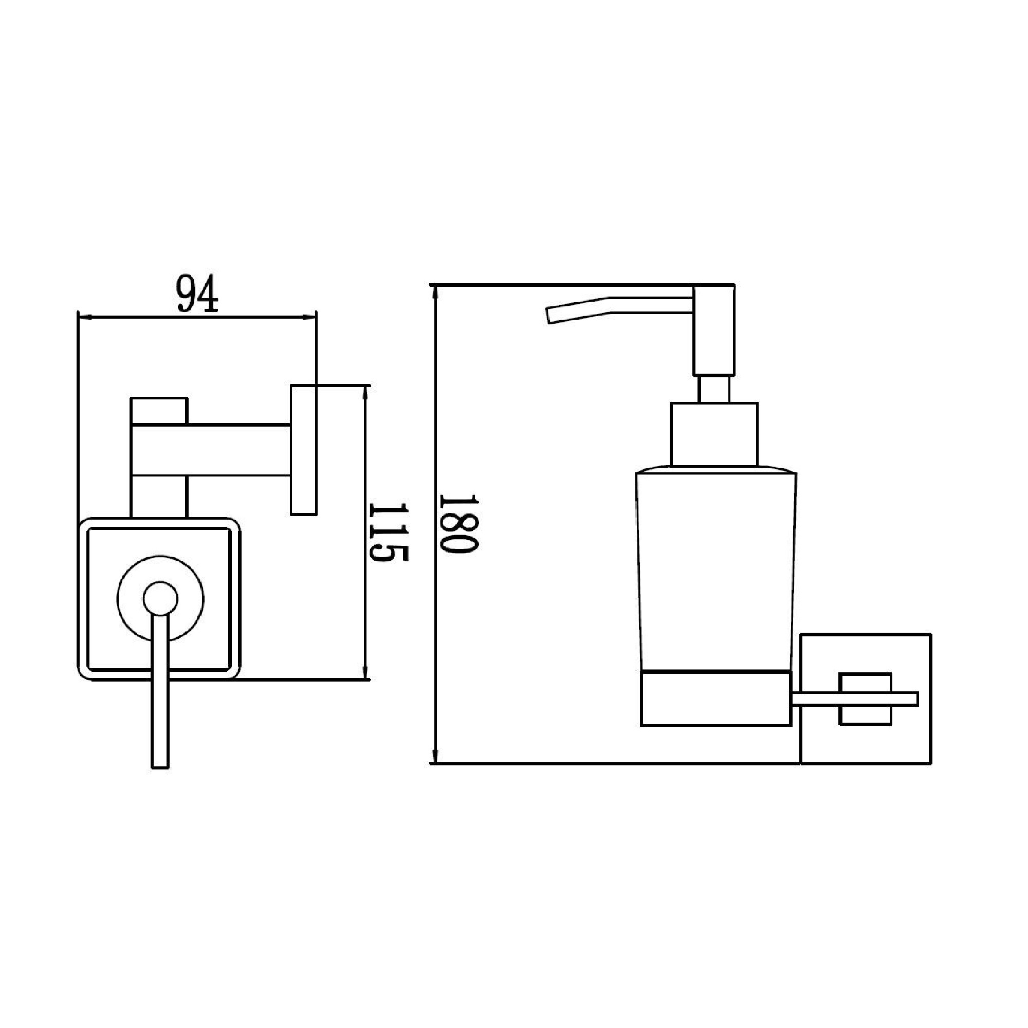 Дозатор жидкого мыла Savol S-06531A, хром